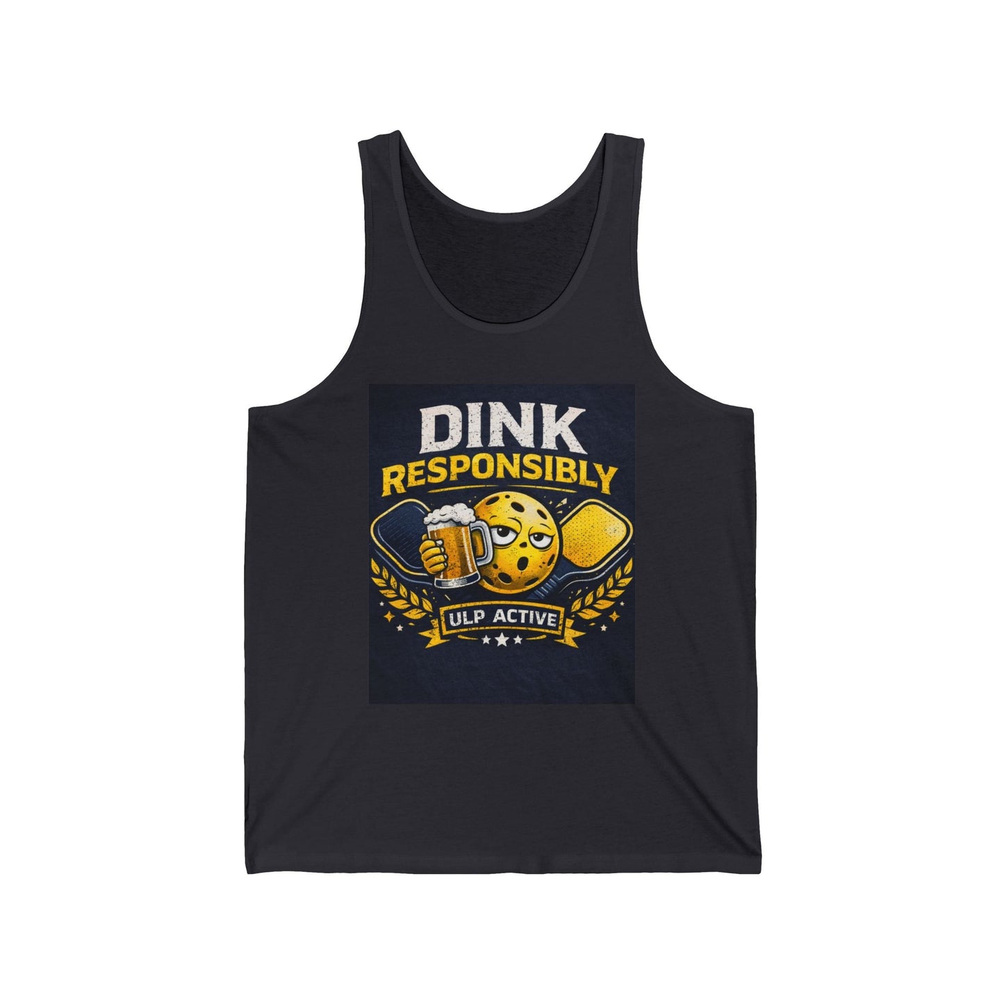 ULP Active “Dink Responsibly” Pickleball Tank Top – Funny Pickleball Shirt