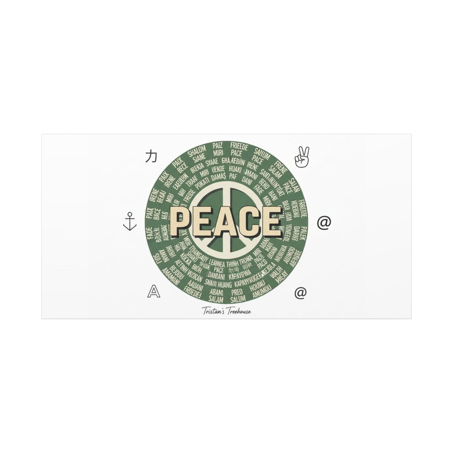 Peace doodle canvas | hand drawn sketch aesthetic, handwritten message
