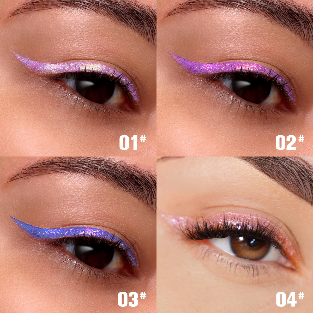 PHOFAY Liquid Glitter Eyeliner Set 8 Colors