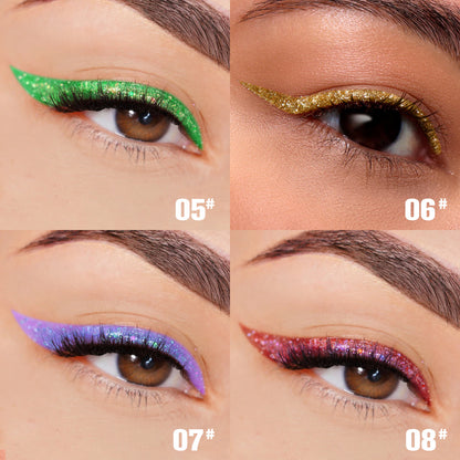 PHOFAY Liquid Glitter Eyeliner Set 8 Colors