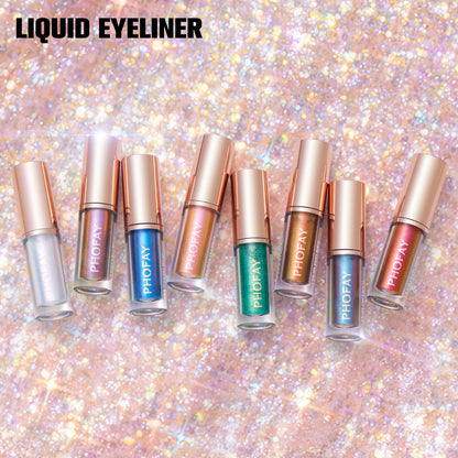 PHOFAY Liquid Glitter Eyeliner Set 8 Colors