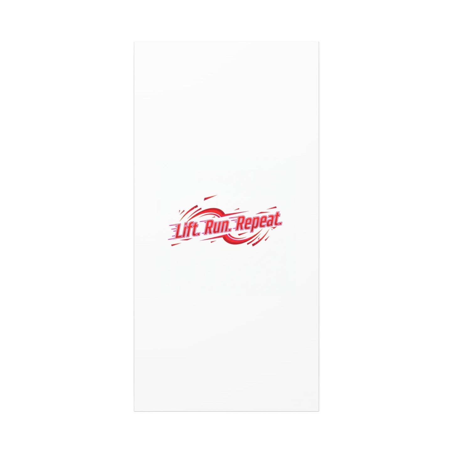 Lift Run Repeat Canvas | Fitness Wall Art, Gym Motivation
