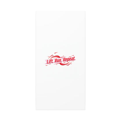 Lift Run Repeat Canvas | Fitness Wall Art, Gym Motivation