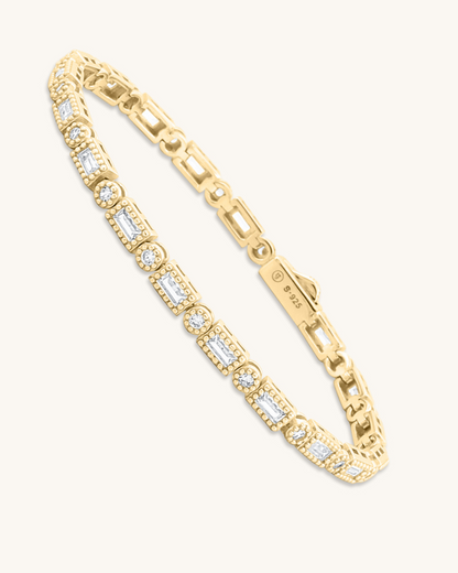 Baguette Cut Tennis Bracelet
