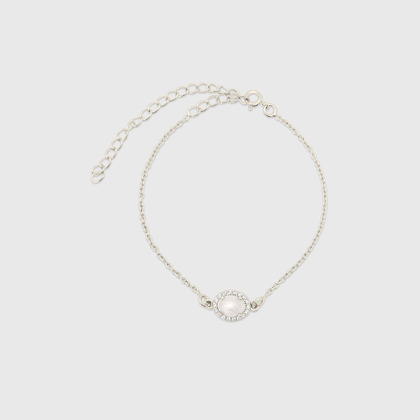 Oval Halo Bracelet