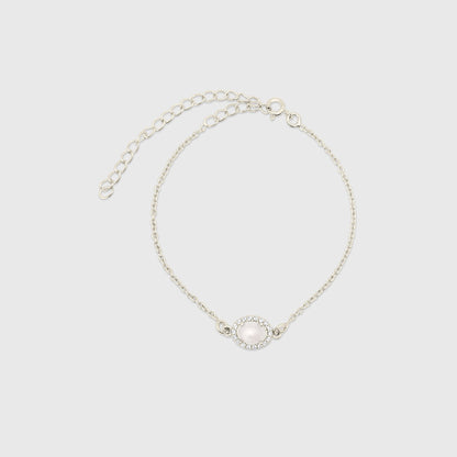 Oval Halo Bracelet
