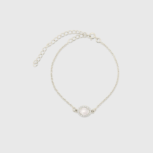 Oval Halo Bracelet