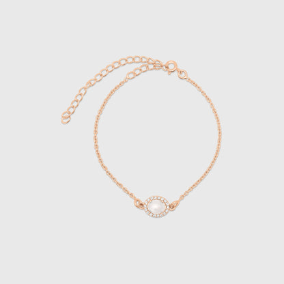 Oval Halo Bracelet
