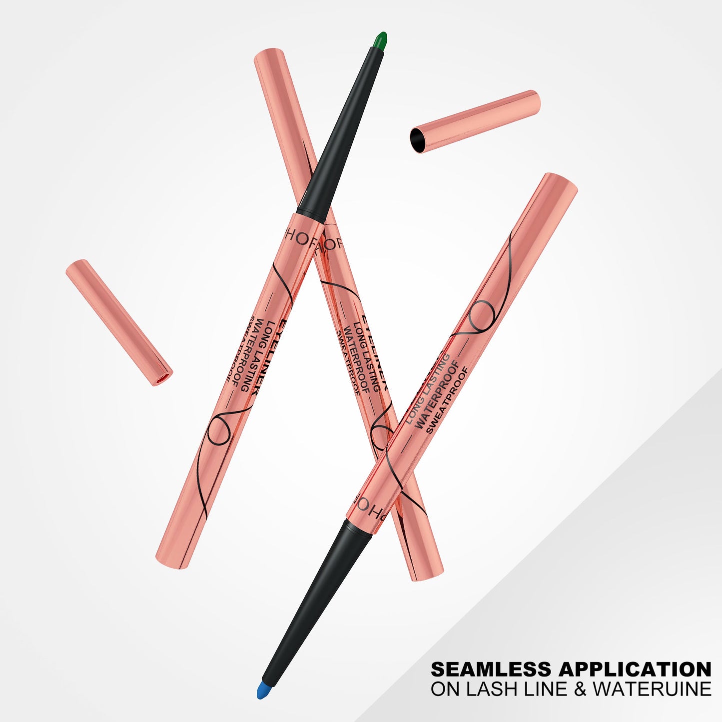 PHOFAY Waterproof Colorful Eyeliner Set 8 pcs.