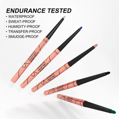 PHOFAY Waterproof Colorful Eyeliner Set 8 pcs.