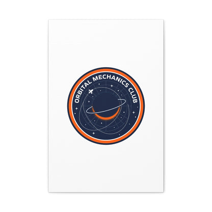 Orbital Mechanics Club Canvas | mission patch, space science