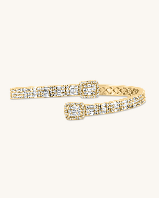 Baugette Bangle Bracelet