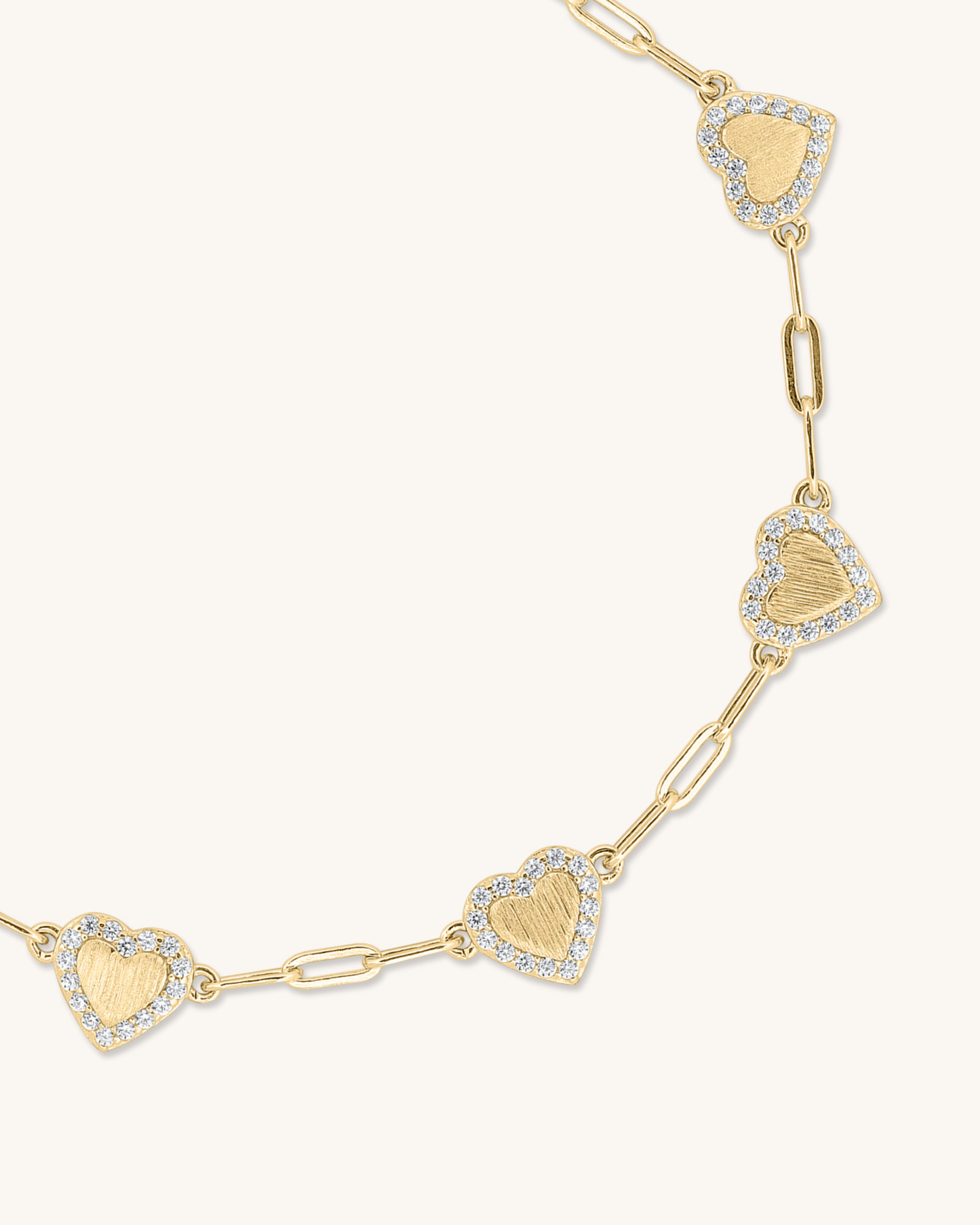 Matt Heart Bracelet