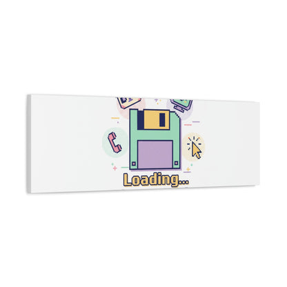 Loading Please Wait Canvas | Old Internet Aesthetic, 90s Web Nostalgia