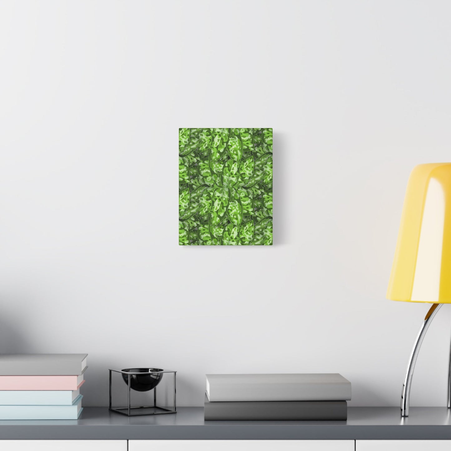 Aglaonema Pictum Canvas Print – Botanical Wall Art