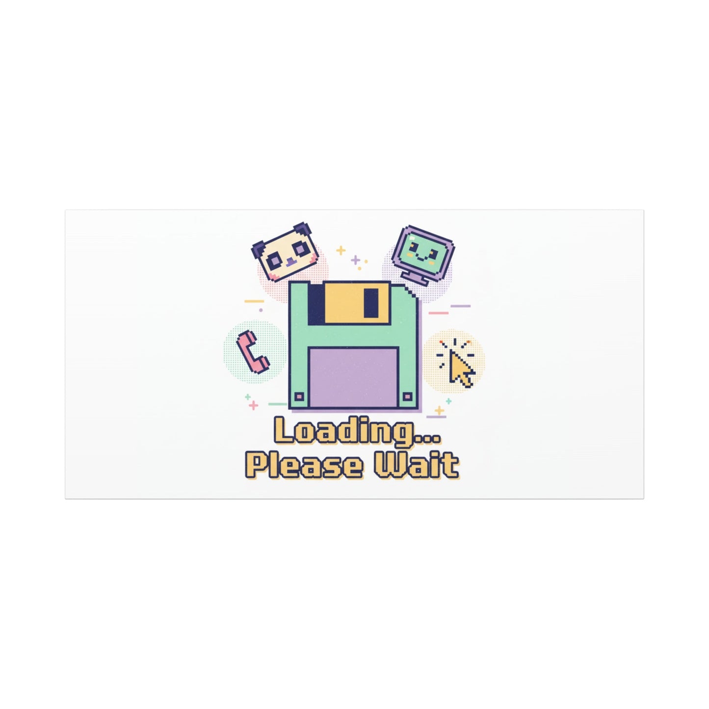 Loading Please Wait Canvas | Old Internet Aesthetic, 90s Web Nostalgia