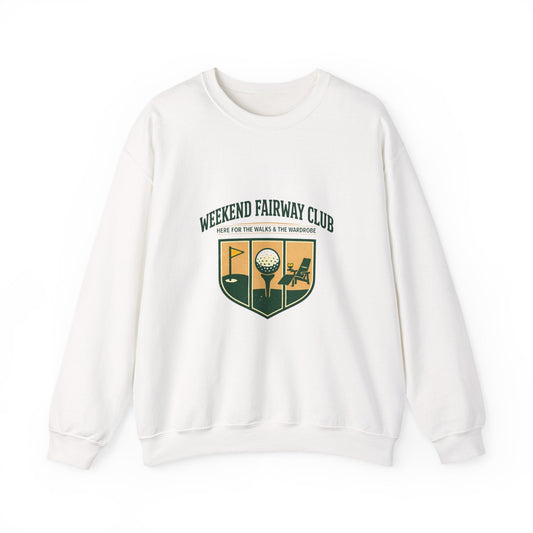 Weekend Fairway Club Crewneck – Unisex Golf Sweatshirt