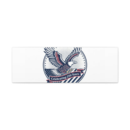 250th Anniversary Eagle Emblem Canvas | Semiquincentennial Americana