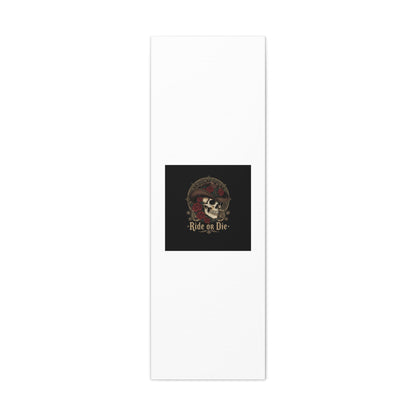 Ride or Die Skull Canvas | Western Skull Art, Gothic Americana