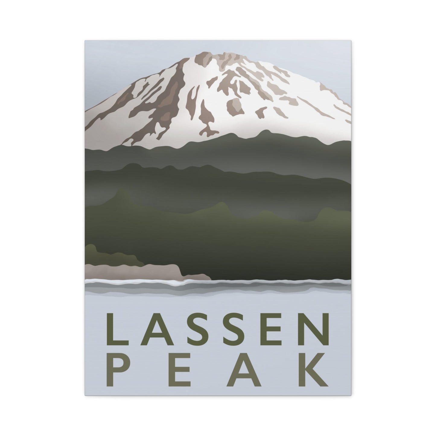 Lassen Peak Canvas Print – Wall Art