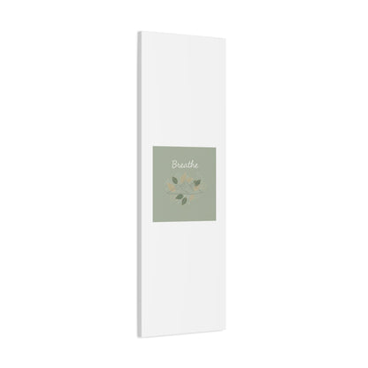 Breathe Mountain Line Canvas | Nature Symbols, Minimal Forest Wall Art