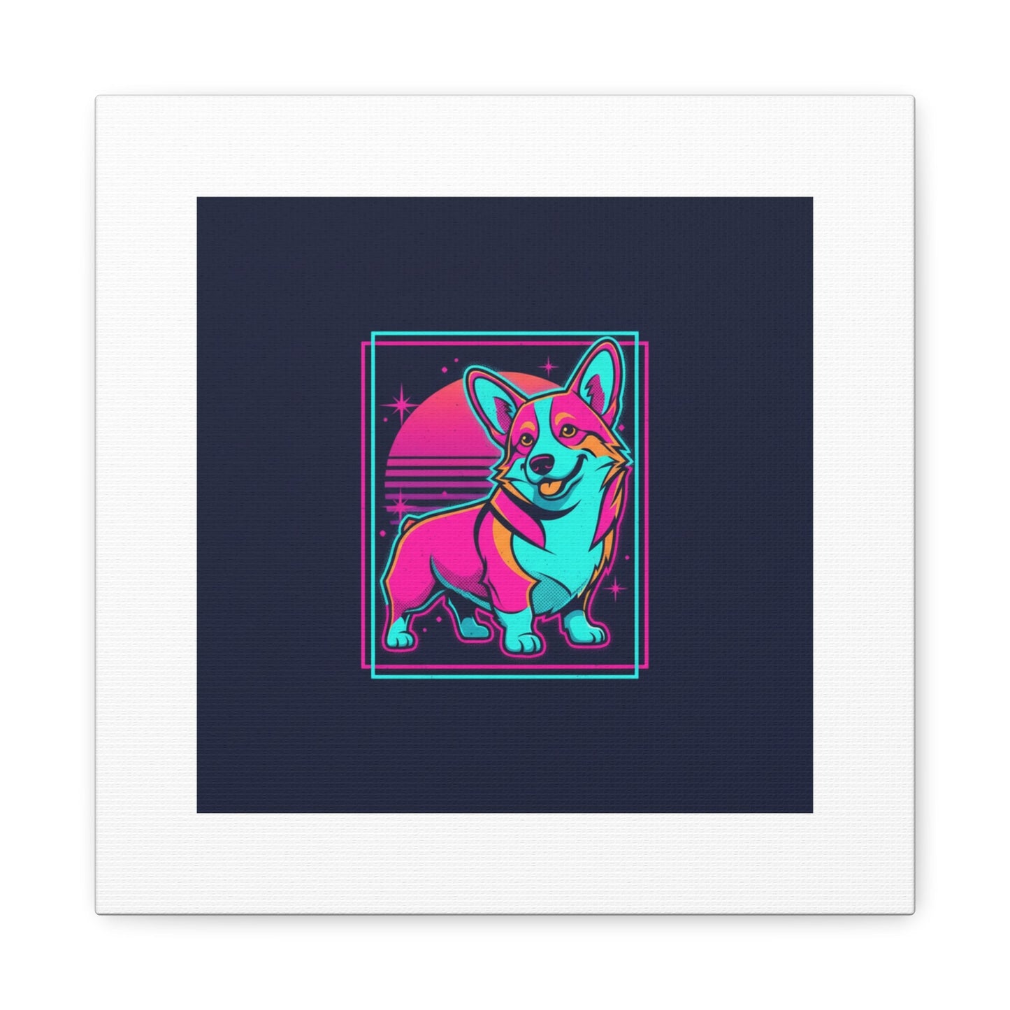 Platonic Love Corgi Canvas | Friendship Valentine, Galentine’s Wall Art