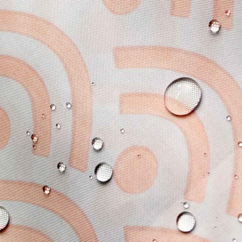 WIFI flower type shower curtain fabric