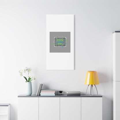 2026 Loading 99% Canvas | NYE countdown, retro system interface
