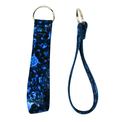 Skulls Key Fob, Perfect for backpack or purse. Goth or Punk accessory