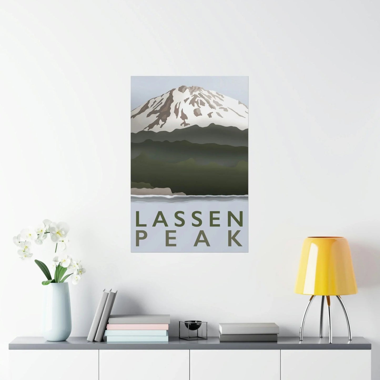 Lassen Peak Print – Unframed Wall Art