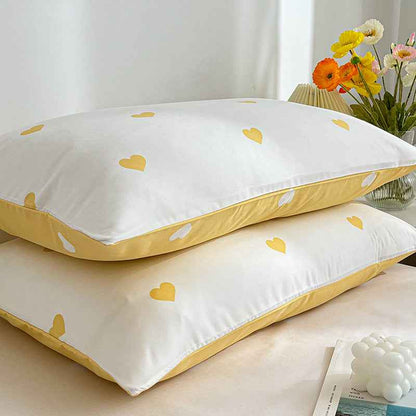Pillowcase Two Washed Cotton Brushed Four Seasons