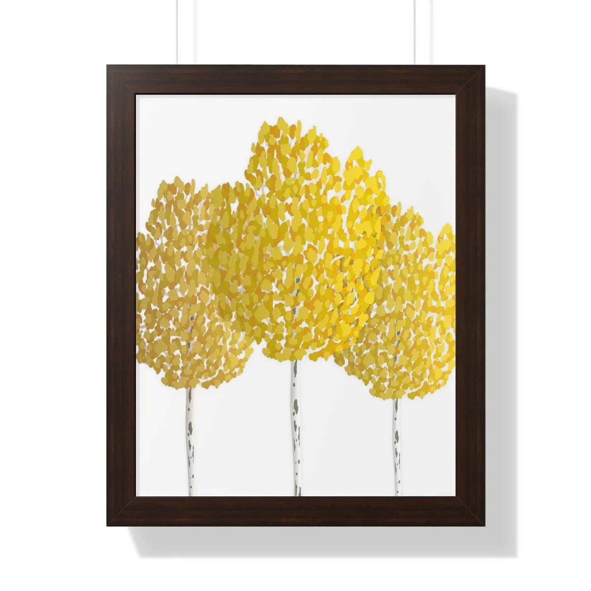 Fall Aspen Framed Print – Wall Art