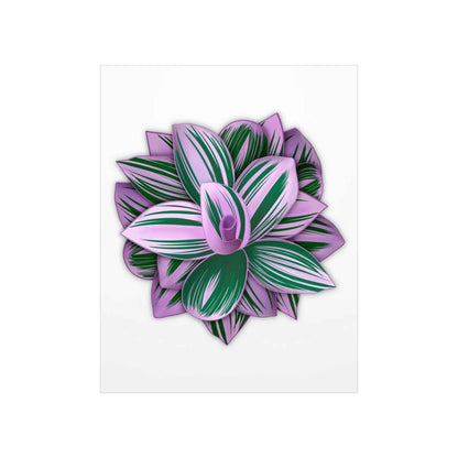 Tradescantia Nanouk Botanical Print – Unframed Wall Art