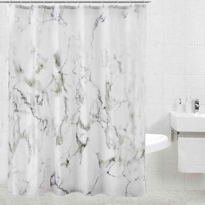 New Marble Pattern Polyester Shower Curtain