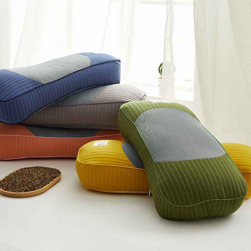 Simple Home Cotton Hard Shell Buckwheat Pillow