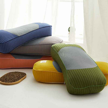 Simple Home Cotton Hard Shell Buckwheat Pillow
