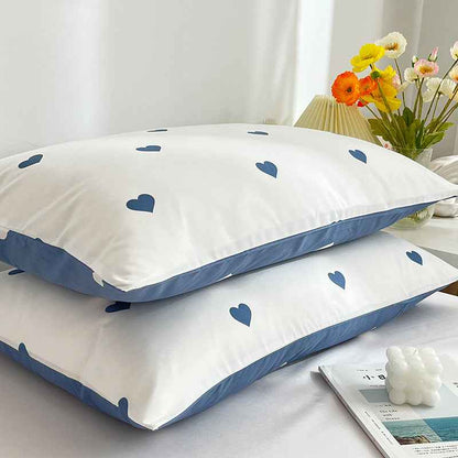Pillowcase Two Washed Cotton Brushed Four Seasons