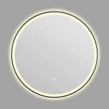 Smart Bathroom Mirror Wall-mounted Aluminum Alloy Frame LED Light Makeup Mirror