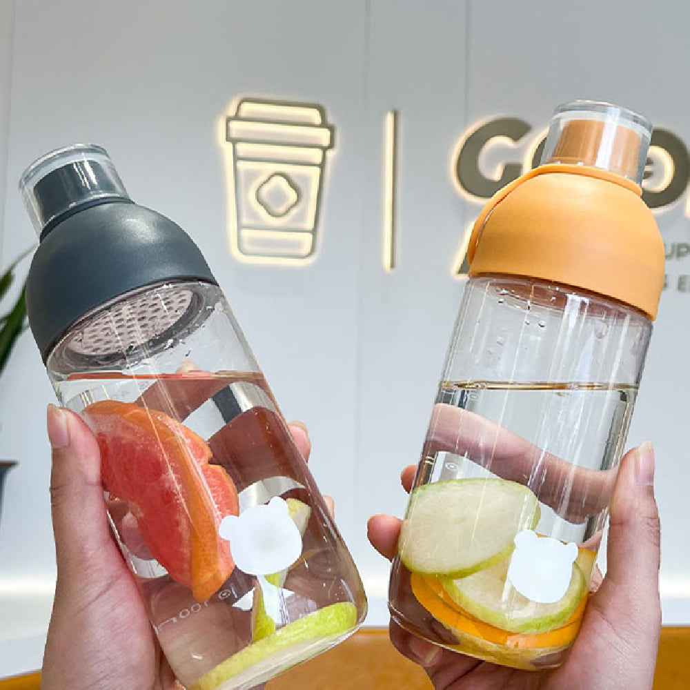 Plastic Transparent Simple Scented Tea Cup Portable