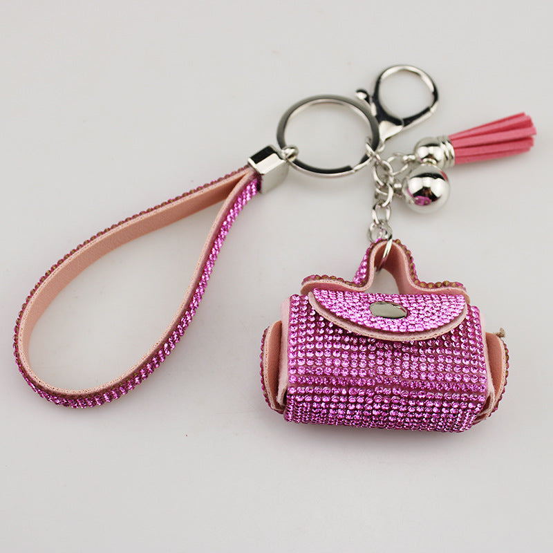 Diamond Coin Purse Earphone Bag