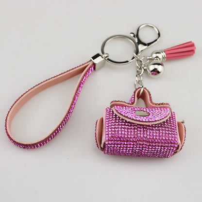 Diamond Coin Purse Earphone Bag