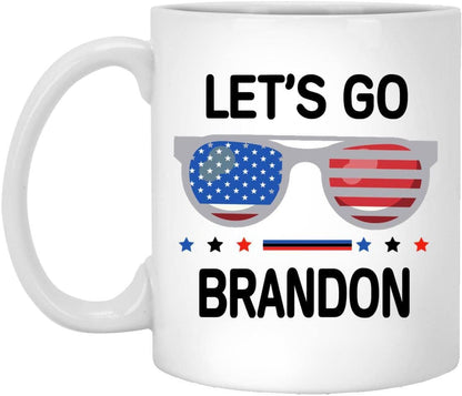 Let's Go Brandon Ceramic Coffee Mark Cup Tea Water Cup English