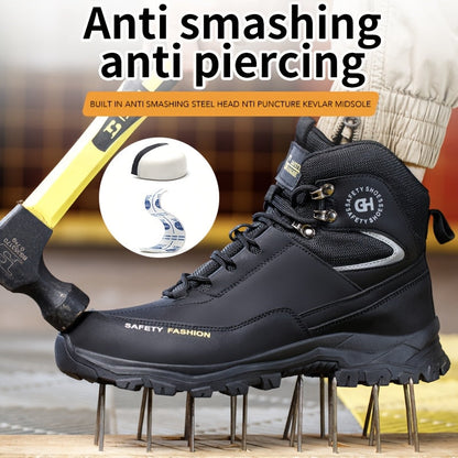 Heavy-Duty High-Quality Steel Toe Men's Work Boots