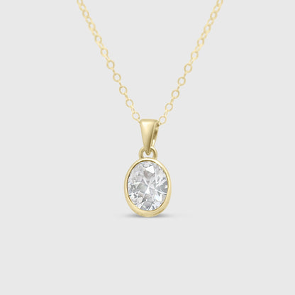 "Louise" Necklace- Moissanite Collection