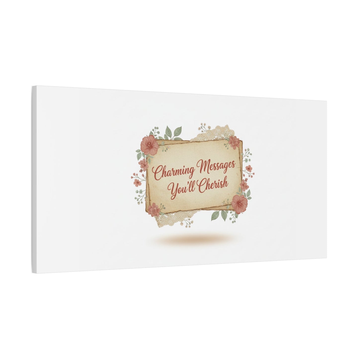 Love Letter Collage Canvas, Vintage Letter Art, Wax Seal Romance Print