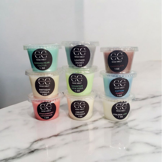 WAX MELT SAMPLES - Wax Melts, Scented Coconut Soy, 1oz