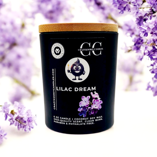 LILAC DREAM - Funny Candle, Scented Coconut Soy Candle, 6oz