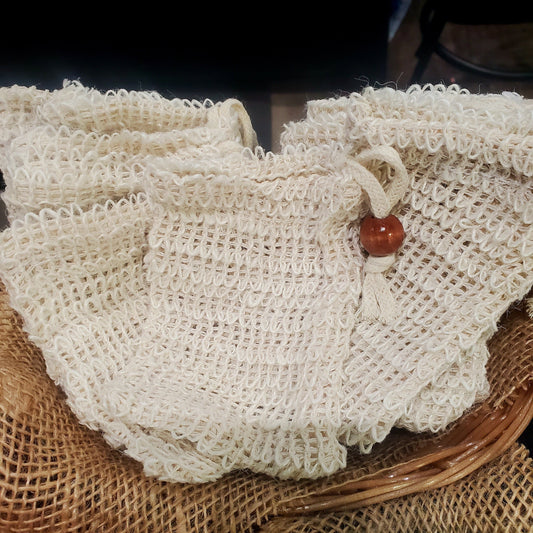 SOAP EXFOLIATING BAG, Soap Accessories