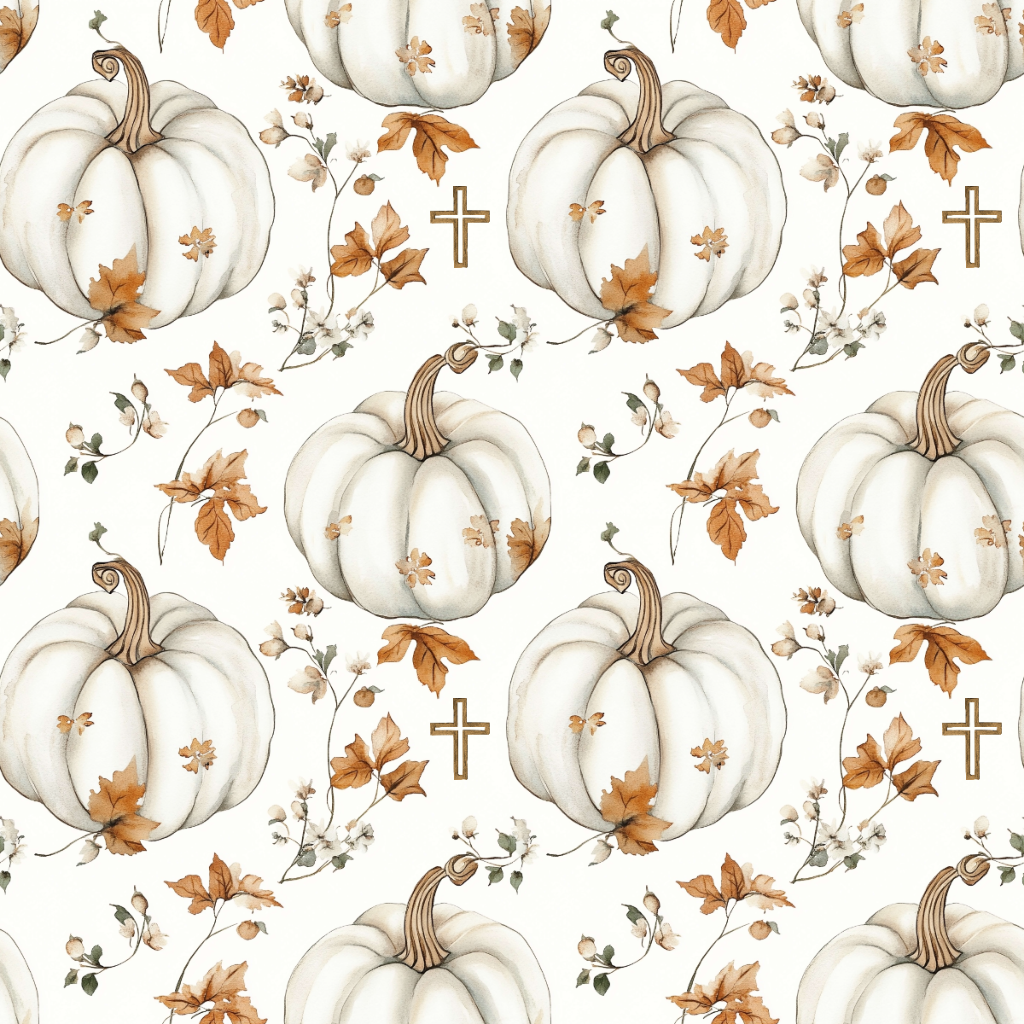 Faithful Harvest Minky Blanket