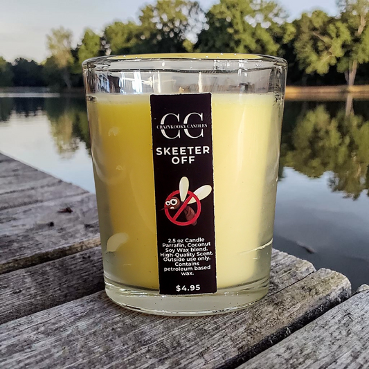 SKEETER OFF - Citronella Berry Scented Candle, 2.5oz